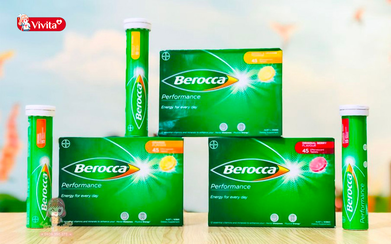 Viên sủi Berocca - Vitamin tổng hợp cho người ốm dễ mua 
