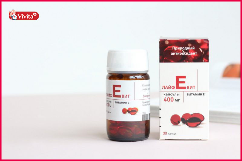 vitamin E đỏ Zentiva của Nga tốt cho da mặt