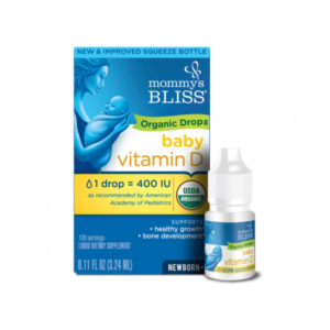 Vitamin D3 Mommys Bliss Organic Drop Của Mỹ (Lọ 3,24ml)