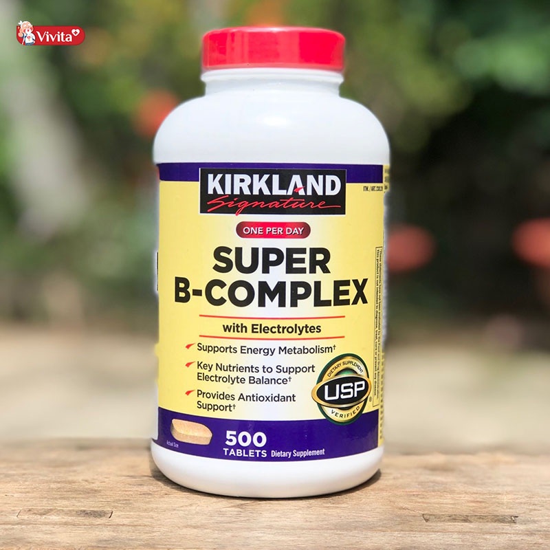 Vitamin B Tổng Hợp Của Mỹ Kirkland Signature Super B-Complex