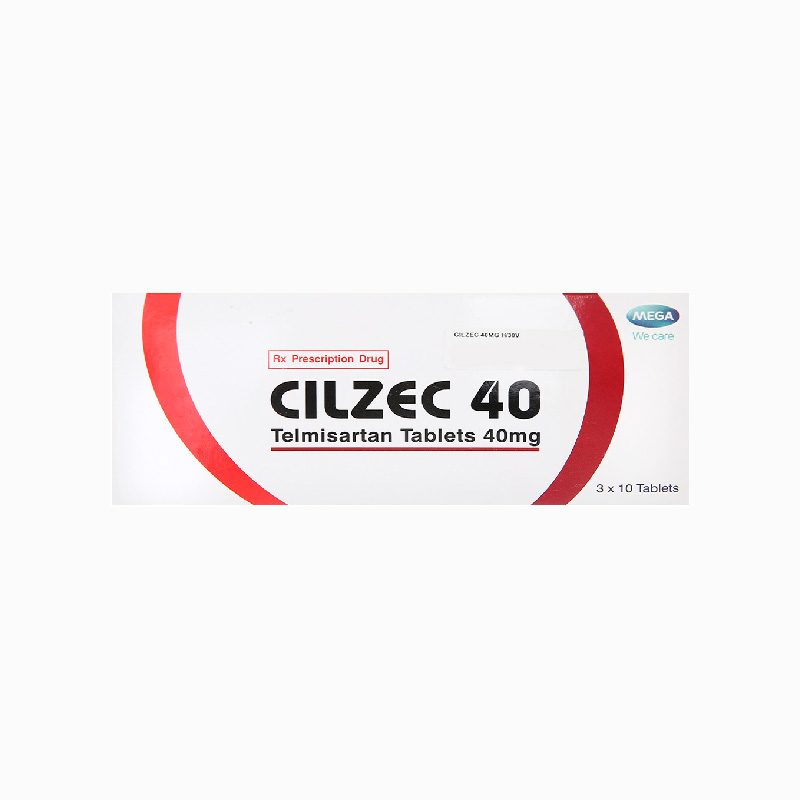 Thuốc trị tăng huyết áp Cilzec 40 | Hộp 30 viên