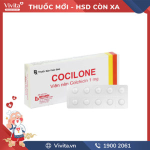 Thuốc phòng và trị gout Cocilone 1mg