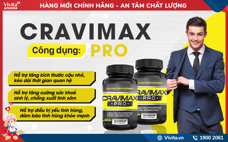 công dụng cravimax pro