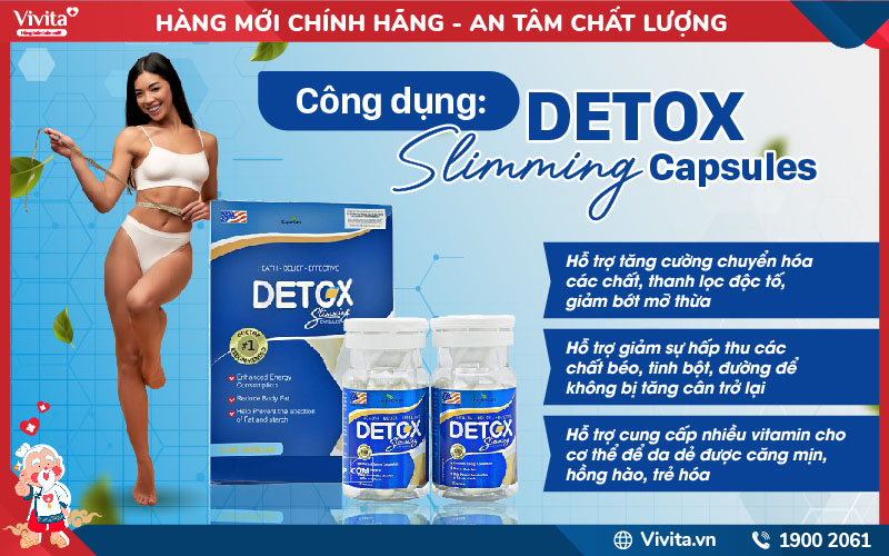 công dụng detox slimming capsules