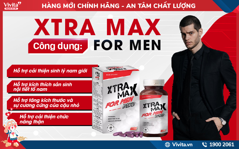 công dụng xtramax for men