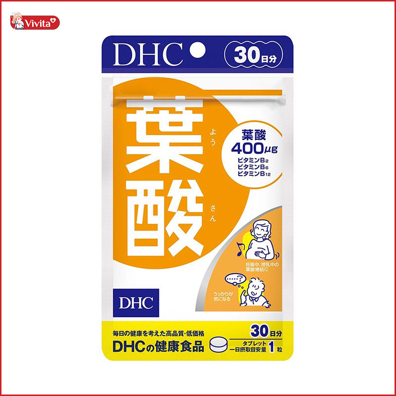 Vitamin tổng hợp cho bà bầu của Nhật DHC Folic Acid