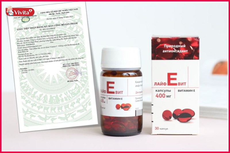 giấy chứng nhận chất lượng Vitamin E đỏ Zentiva Nga 400mg có tốt không