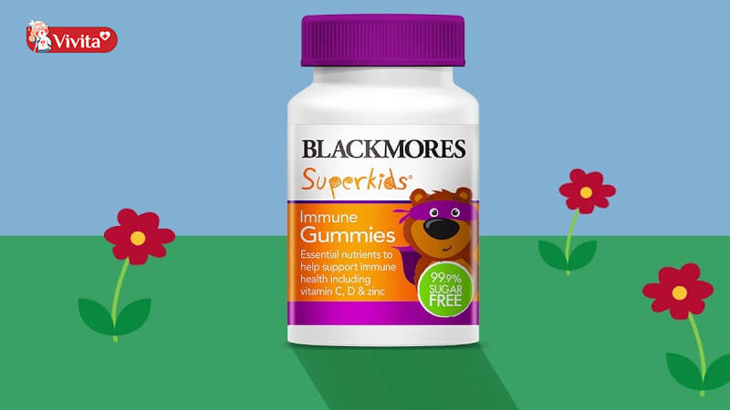Kẹo Vitamin tổng hợp cho bé Blackmores Superkids Immune Gummies
