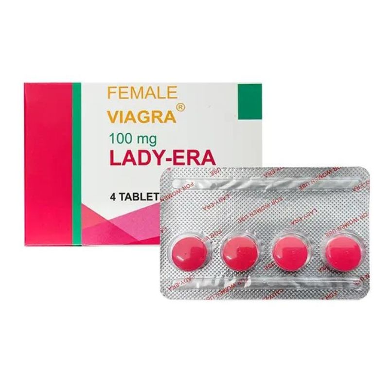 Viên Uống Lady Era Của Mỹ Hỗ Trợ Kích Thích Sinh Lý Nữ 100mg (Hộp 4 Viên)