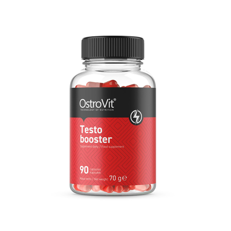 OstroVit Testo Booster Hỗ Trợ Tăng Testosterone Nam Tự Nhiên (Hộp 90 Viên)