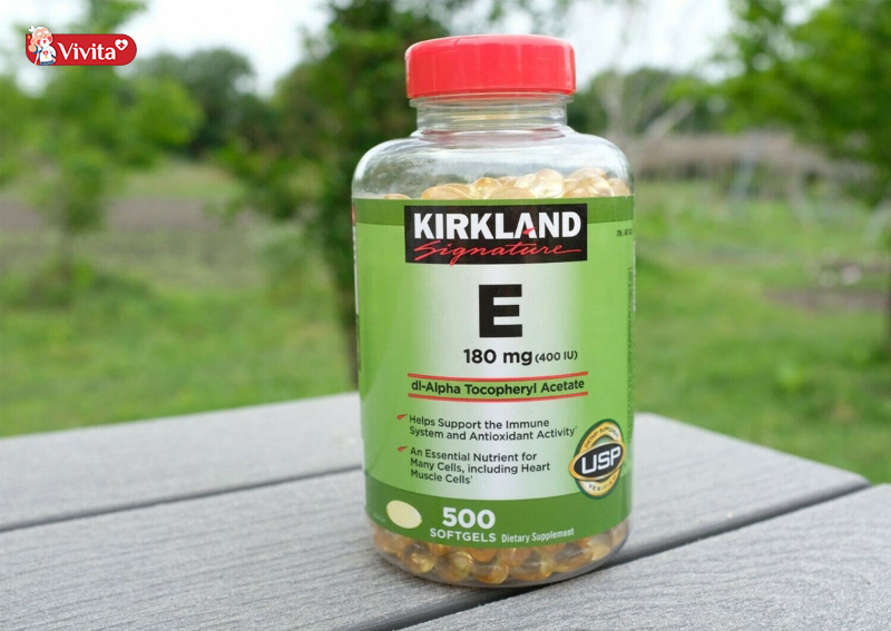 vitamin E vàng E 400 IU Kirkland