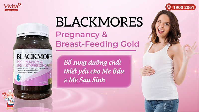 Viên uống Vitamin tổng hợp Blackmores Pregnancy & Breast Feeding Gold