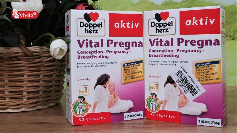 Thực phẩm chức năng cho mẹ sau sinh Doppelherz Vital Pregna