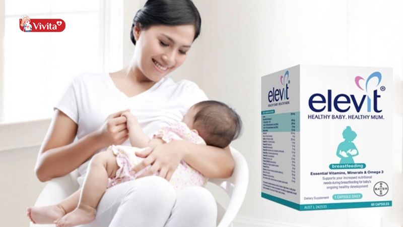 Vitamin tổng hợp cho mẹ bỉm sau sinh Elevit Breastfeeding