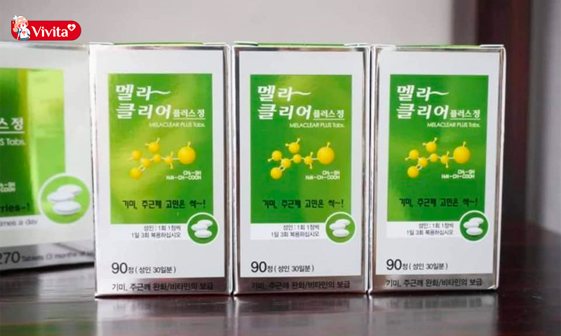 Viên uống vitamin E MelaClear Plus của Hàn Quốc là thực phẩm cung cấp hàm lượng lớn các loại vitamin và khoáng chất, đặc biệt là vitamin E và L- Cysteine. 