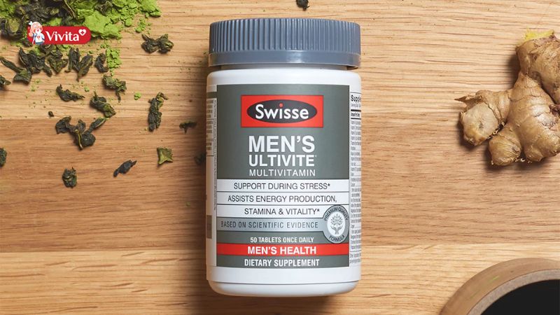 Viên uống Vitamin tổng hợp cho nam Swisse Men’s Ultivite Multivitamin