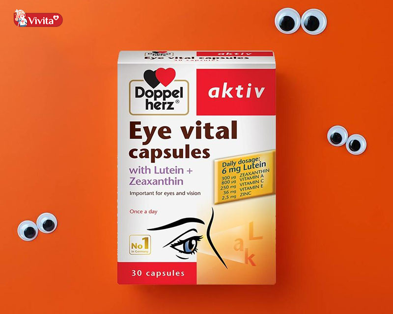 Viên uống bổ sung Vitamin A cho người lớn Doppelherz aktiv Eye Vital
