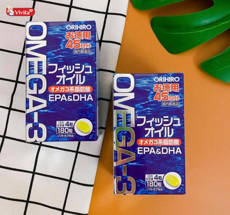 Viên uống bổ mắt cho người lớn Omega-3 Orihiro