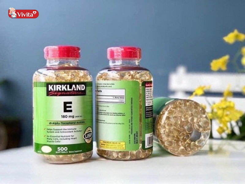 Viên uống vitamin E 400UI Kirkland cho nam giới