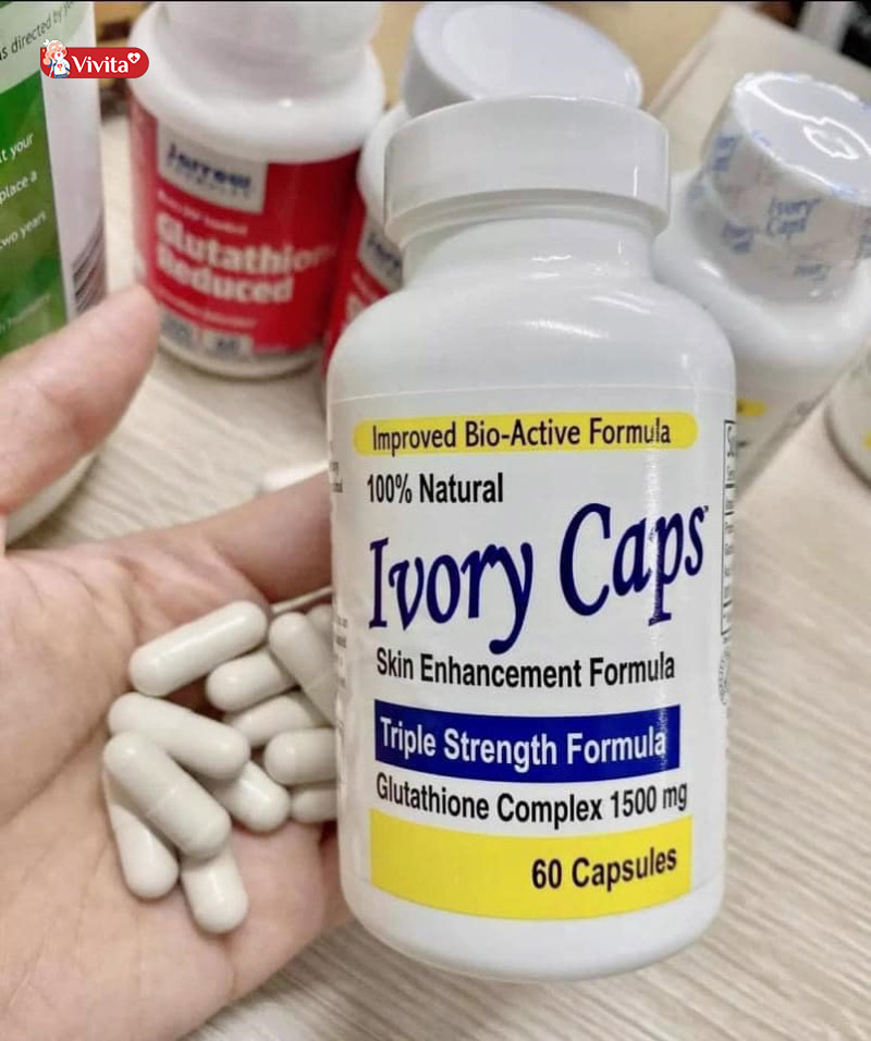 Vitamin C Của Mỹ Ivory Caps Brightening Plus