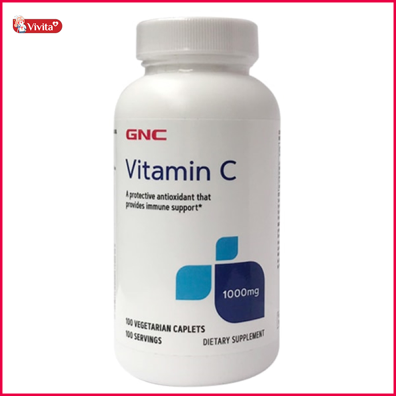 Vitamin C tăng đề kháng GNC Vitamin C Mỹ