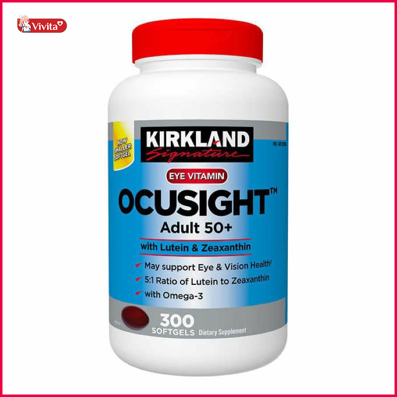 Vitamin bổ mắt cho người lớn Kirkland Signature OcuSight Adult 50+