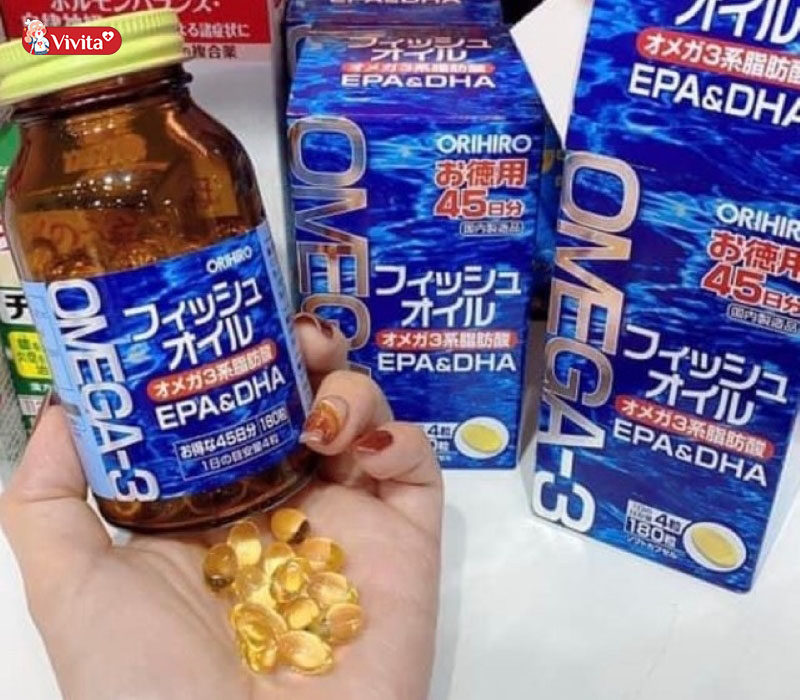 Vitamin bổ mắt cho người lớn Omega-3 Orihiro