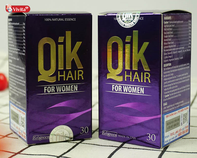 Vitamin tổng hợp chống rụng tóc Qik Hair For Women