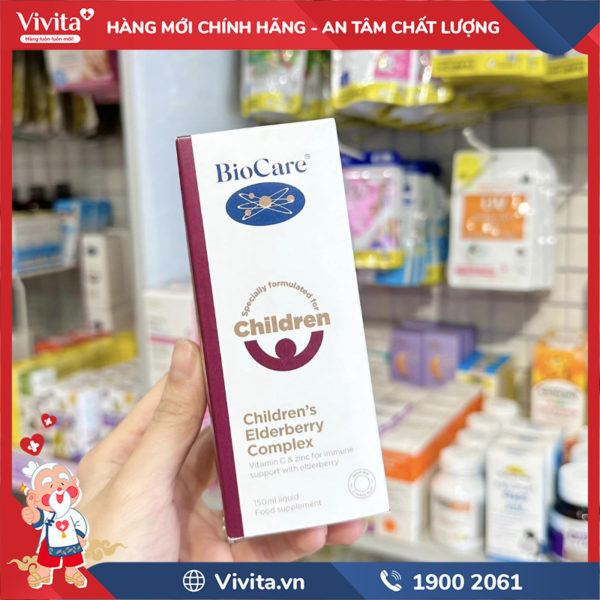 BioCare Children Elderberry Complex Anh Quốc Lọ 150 ml