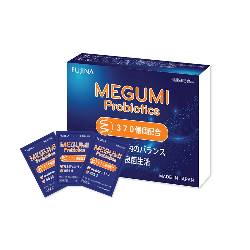 Bột Uống Men Vi Sinh Fujina Megumi Probiotics Nhật Bản | Hộp 15 Gói