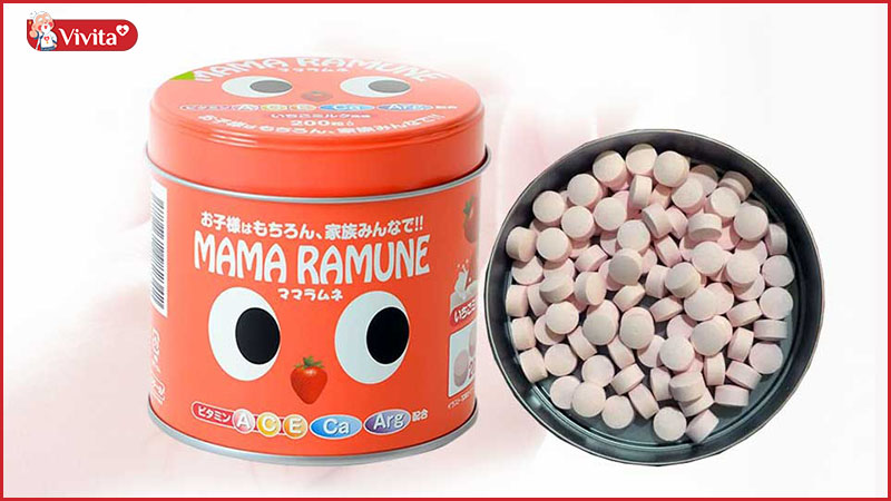 Kẹo Vitamin Cho Bé Của Nhật Mama Ramune Cho Trẻ Biếng Ăn 