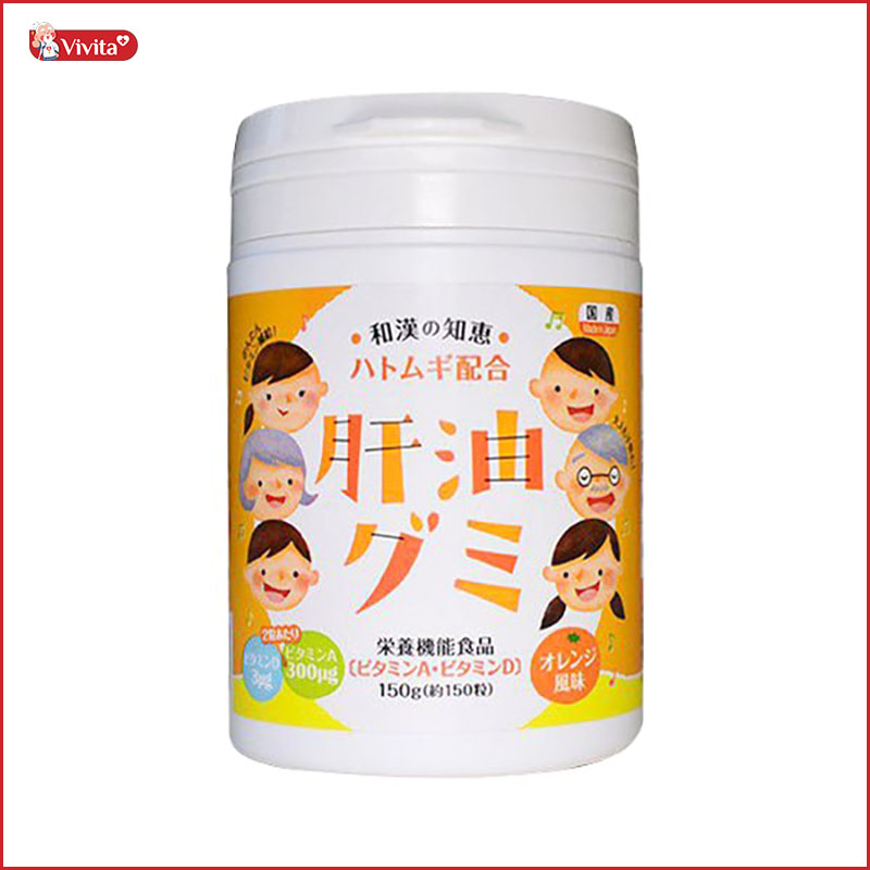 Kẹo vitamin Kanyu Gumi cho bé hàng Nhật nội địa 