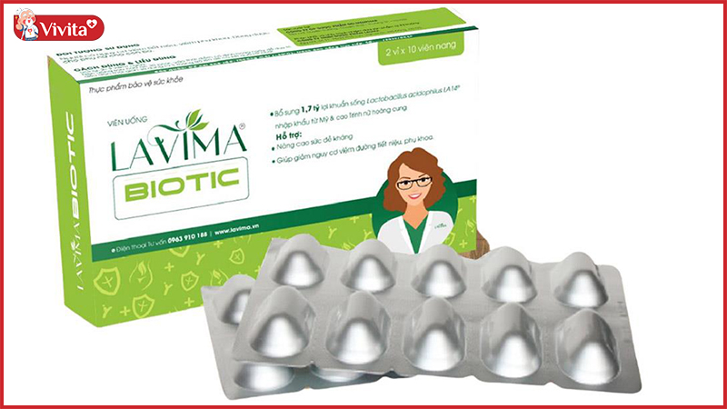 viên uống phụ khoa lavima Biotic