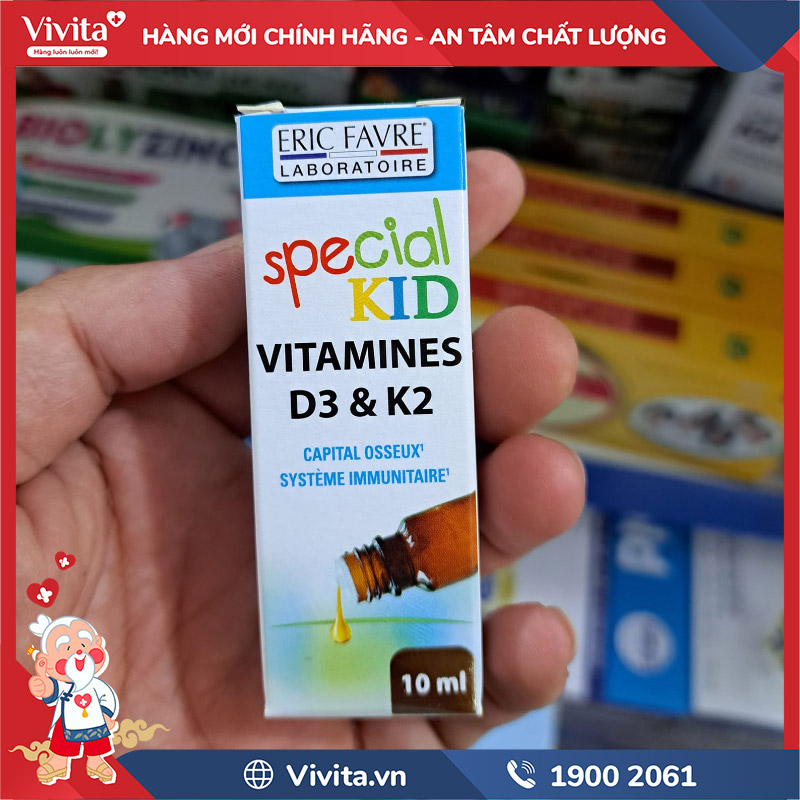 lưu ý khi dùng special kid vitamines d3 et k2