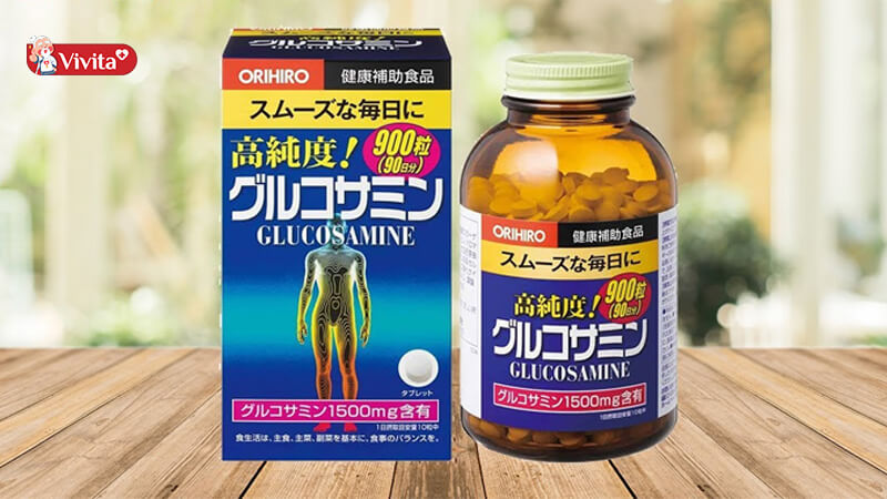 Bồi bổ sụn khớp, tăng cường hệ thống xương khớp cho người lớn tuổi với Glucosamine Orihiro (Nhật)