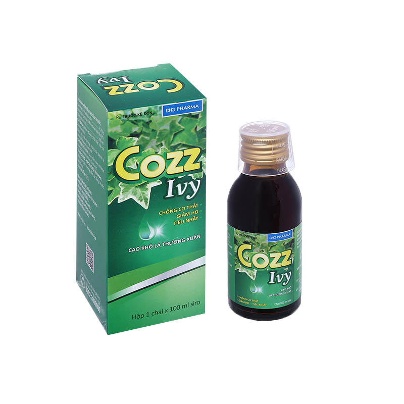 Siro trị viêm đường hô hấp Cozz Ivy | Chai 100ml