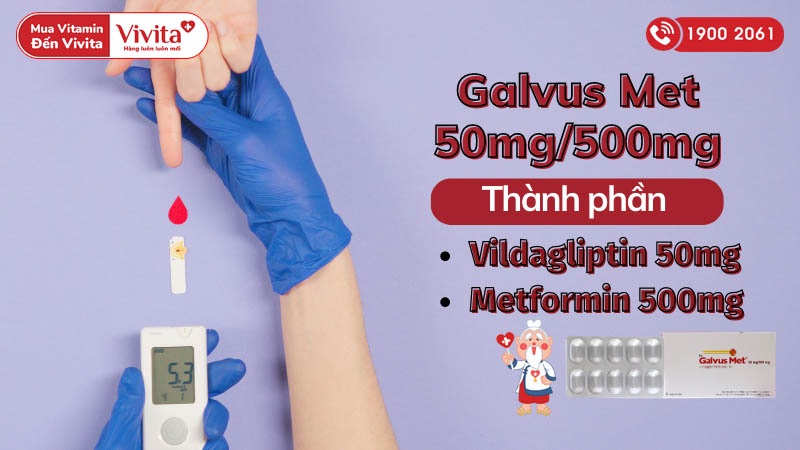 Thành phần của Galvus Met 50mg/500mg