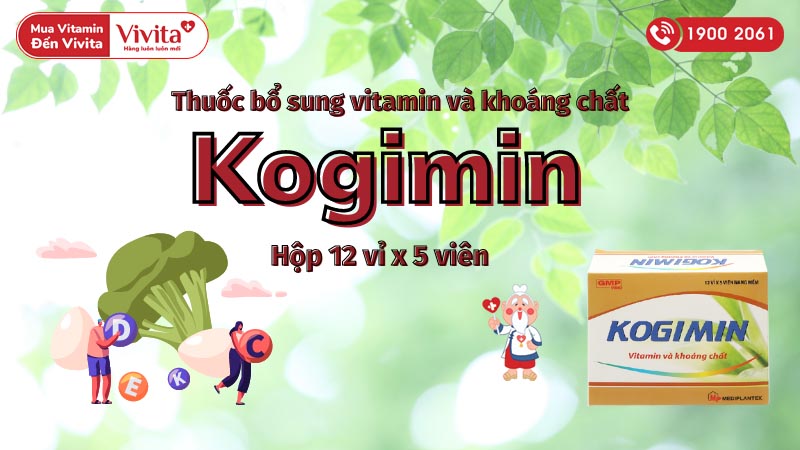 Thuốc bổ sung vitamin và khoáng chất Kogimin
