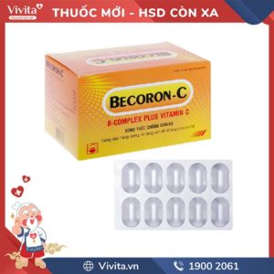 Thuốc bổ sung vitamin tăng đề kháng Becoron-C
