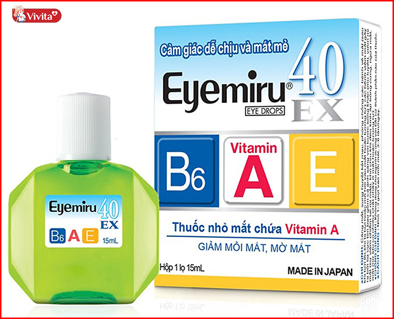 Thuốc bổ sung vitamin A cho mắt Eyemiru 40EX (thuốc nhỏ mắt)