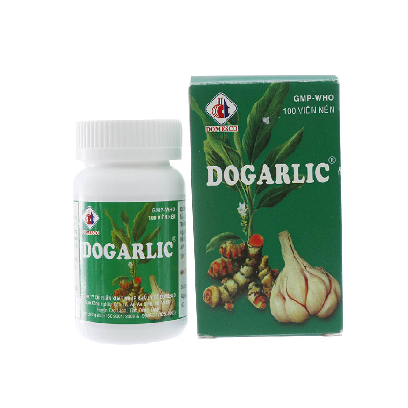 Thuốc trị mỡ máu, ngừa xơ vữa Dogarlic | Chai 100 viên