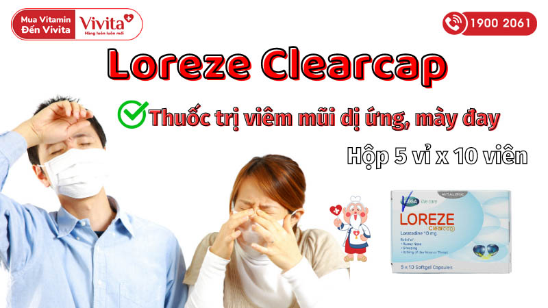Thuốc chống dị ứng Loreze Clearcap