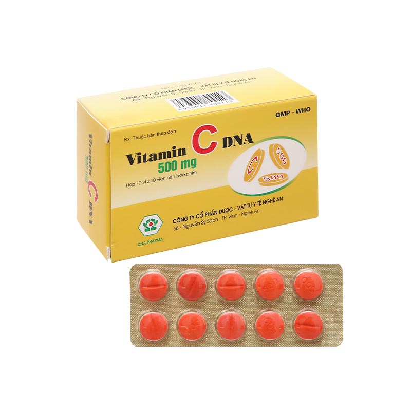 Thuốc bổ sung vitamin C cho cơ thể Vitamin C DNA | Hộp 100 viên