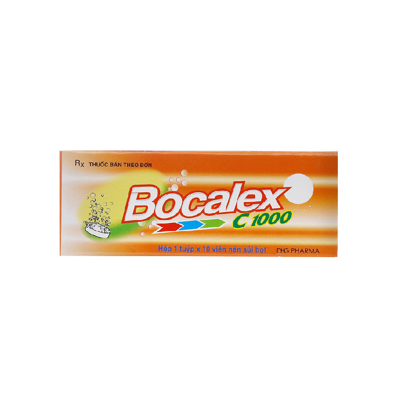 Viên sủi bổ sung vitamin C cho cơ thể Bocalex C 1000 | Tuýp 10 viên