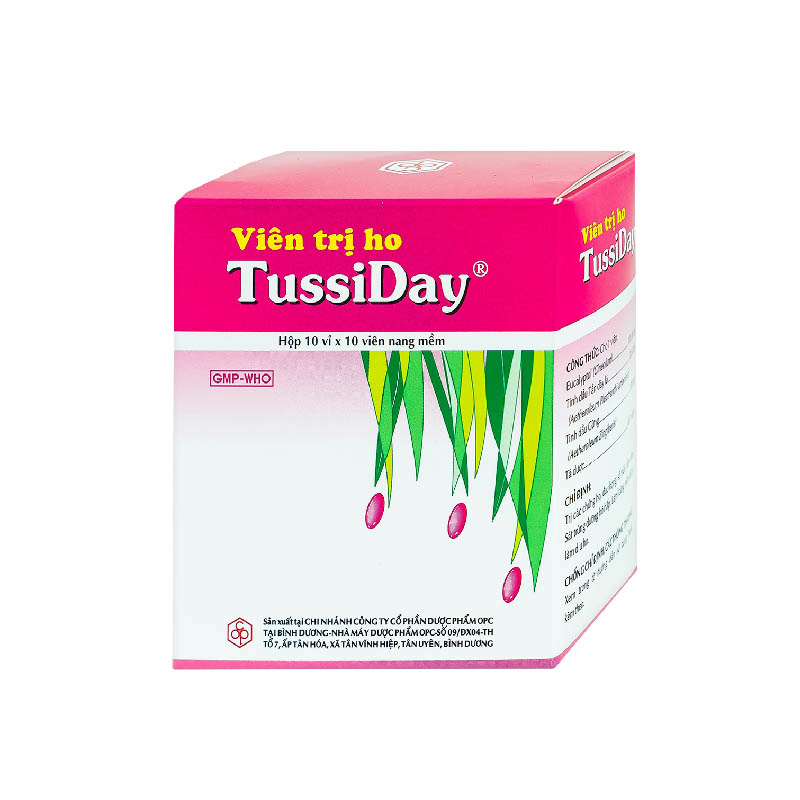 Thuốc trị ho TussiDay | Hộp 100 viên