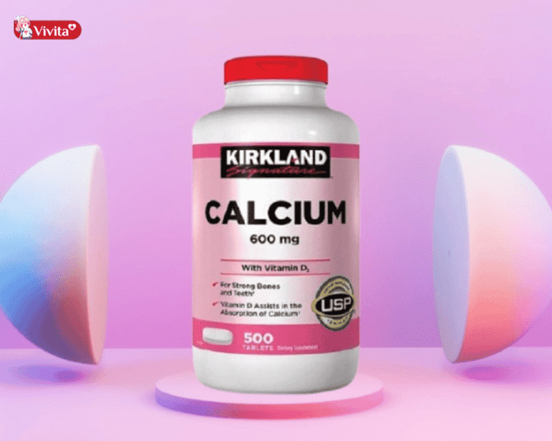 Viên uống Kirkland Calcium + D3