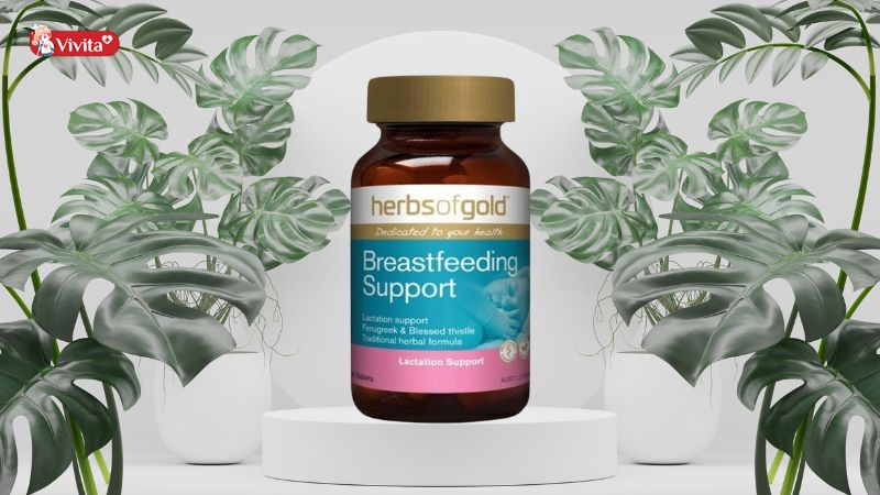 Viên uống lợi sữa Herbs Of Gold Breastfeeding Support Của Úc