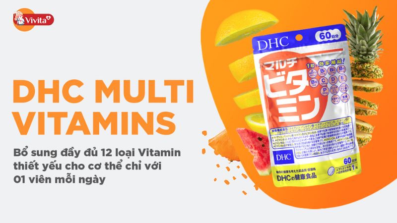 Viên bổ sung Vitamin tổng hợp cho người lớn DHC của Nhật Bản
