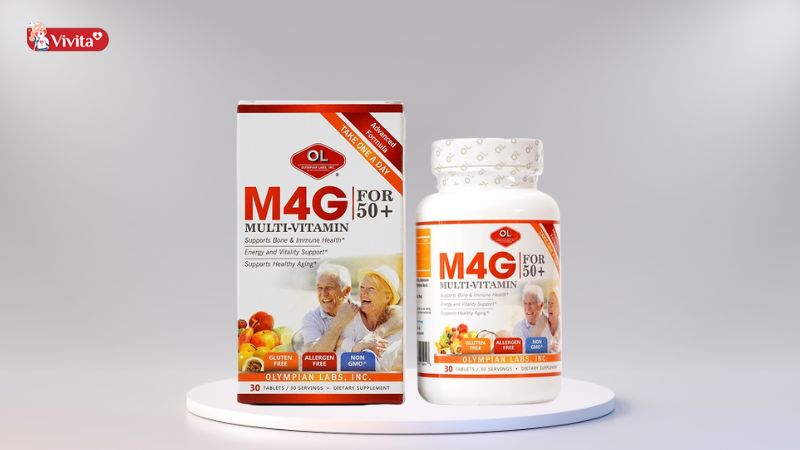 Bổ sung vitamin và khoáng chất cho U50 - M4G Multi Olympian Labs Mỹ