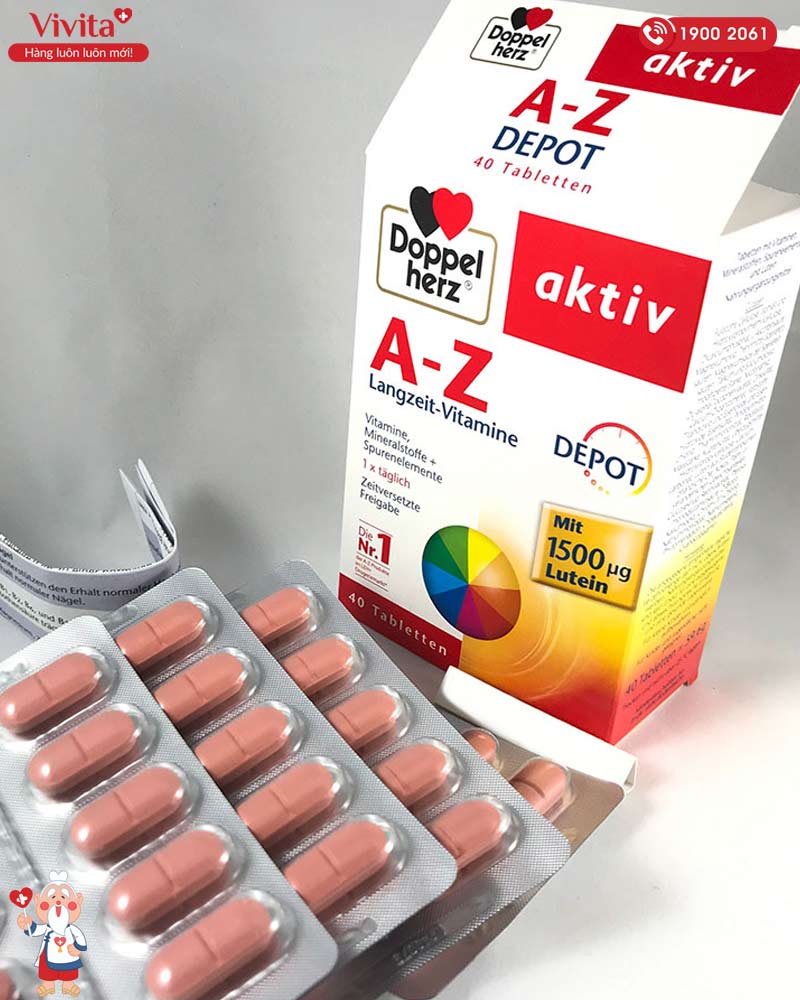vitamin tổng hợp của đức cho người lớn A-Z Depot